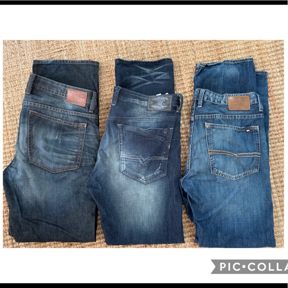 3 PAIRS Men’s Buffalo Jeans 34”